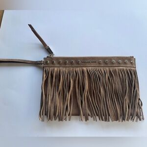 Michael Kors Billy Fringe Clutch - Like New, used once.